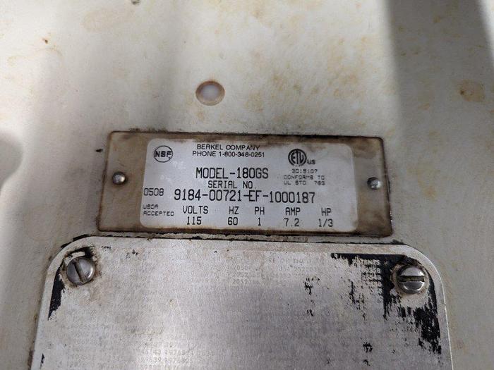 Used Berkel 180GS Meat & Cheese Slicer