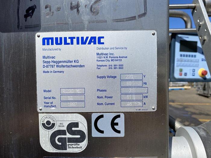 Used Multivac R230 Thermoformer