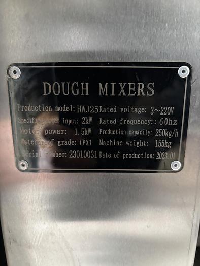 Used Yinying HWJ25 Dough Mixer