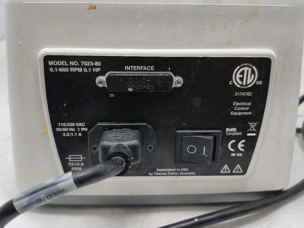 Used Cole-Parmer Masterflex L/S Digital Peristaltic Pump Drive w/ Microbore Head