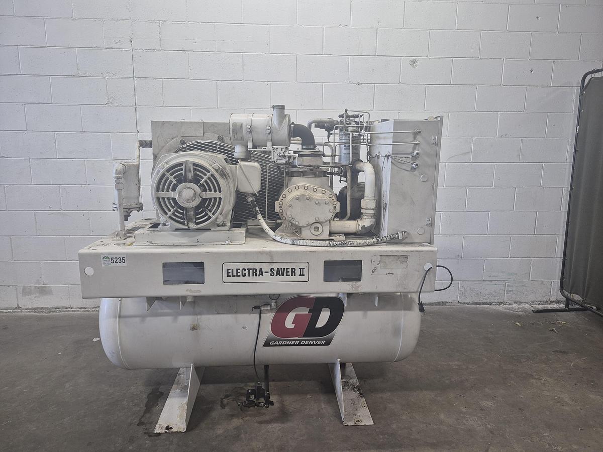 Used Gardner Denver Electra-Saver II Rotary Screw Air Compressor