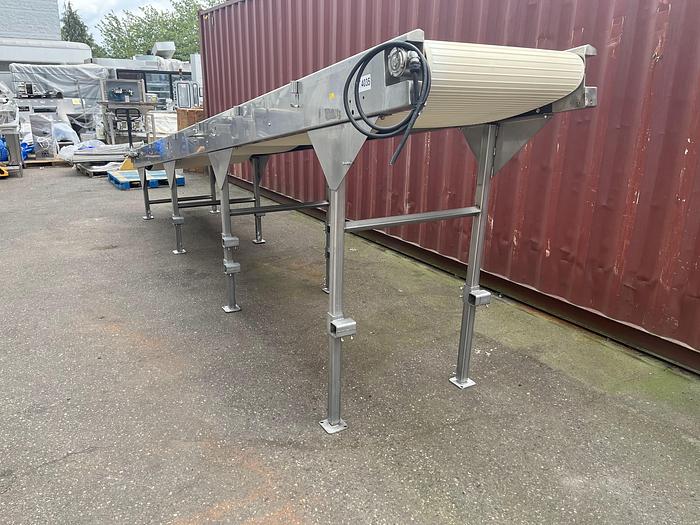 Used A.B. McLauchlan Cleated Incline Conveyor