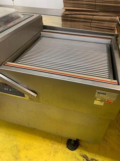 Used Double Chamber Vacuum Packager with Dip Tank