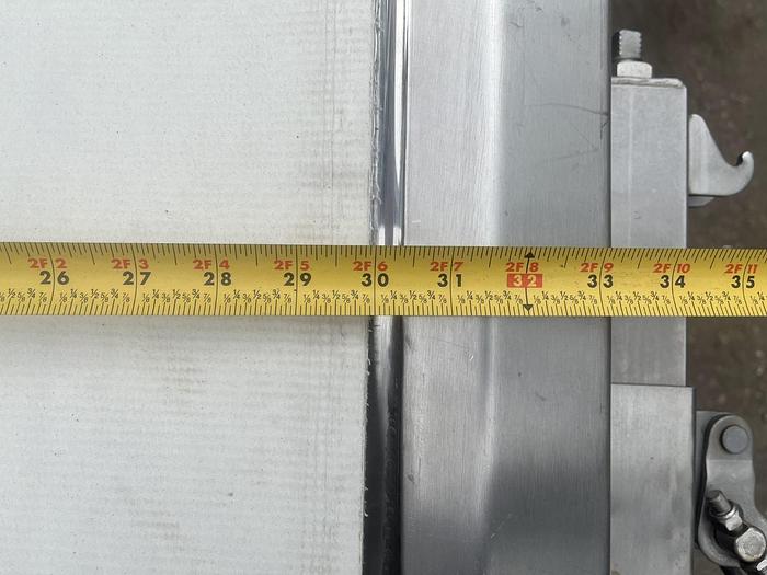 Used ABM 20'L Inclined Flat-Belt Conveyor