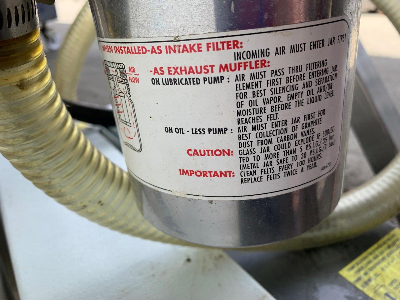 Used Sogevac SV 40 Rotary Vane Vacuum Pump