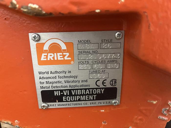 Used Eriez 48A Vibratory Feeder