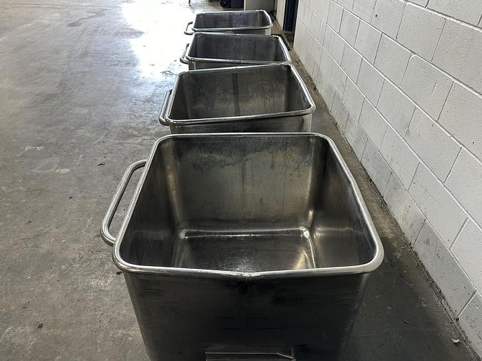 Used Stainless Steel Meat Buggies