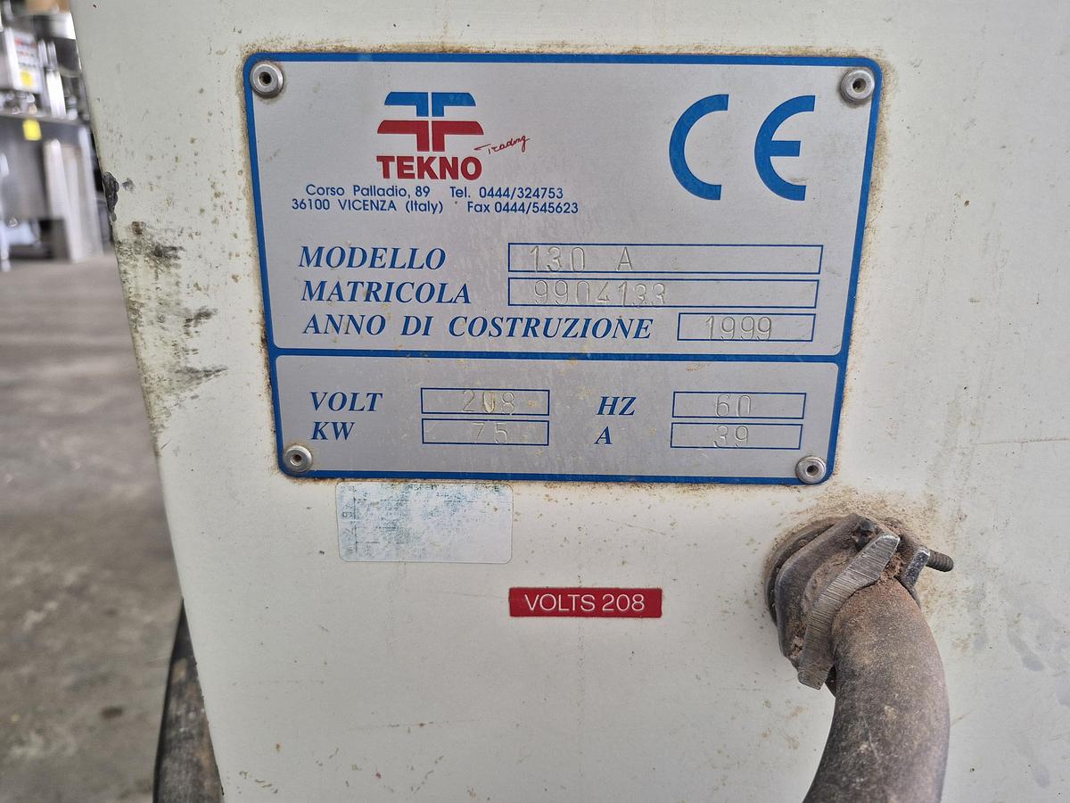 Used Tekno 130A Spiral Mixer