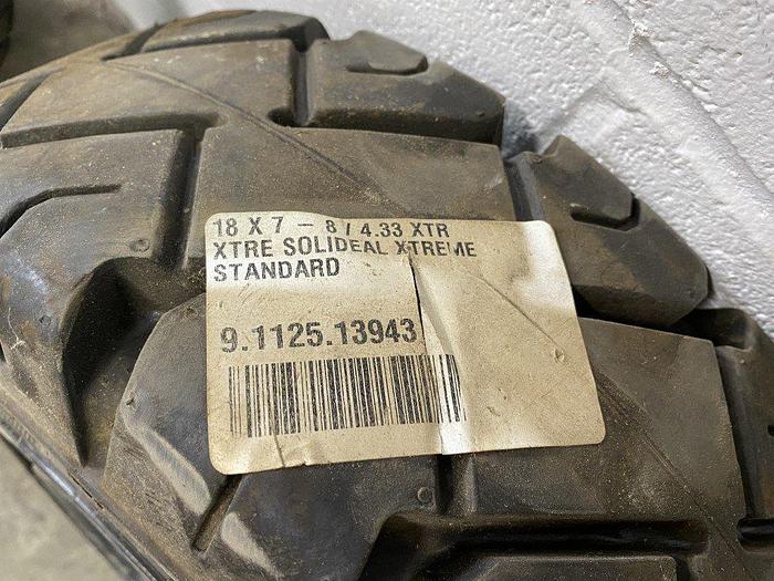 NEW Solideal Xtreme RES Forklift Tires (2)