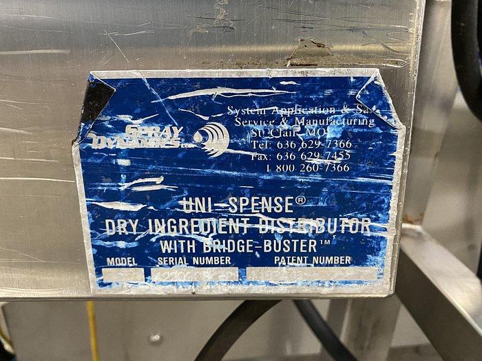 Used Uni-Spense®Dry Ingredient Feeder