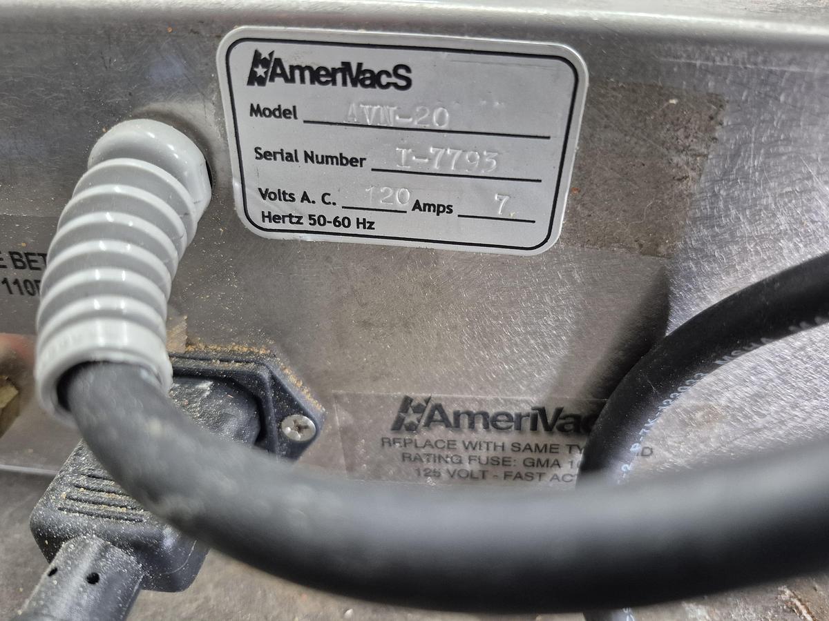 Used AmeriVacS AVS-20 Vacuum Impulse Heat Sealer