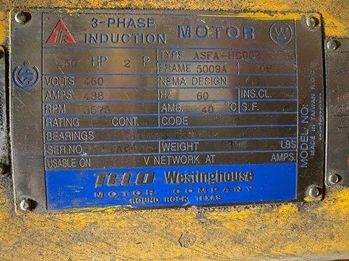Used Frick 450 Hp Ammonia Compressor