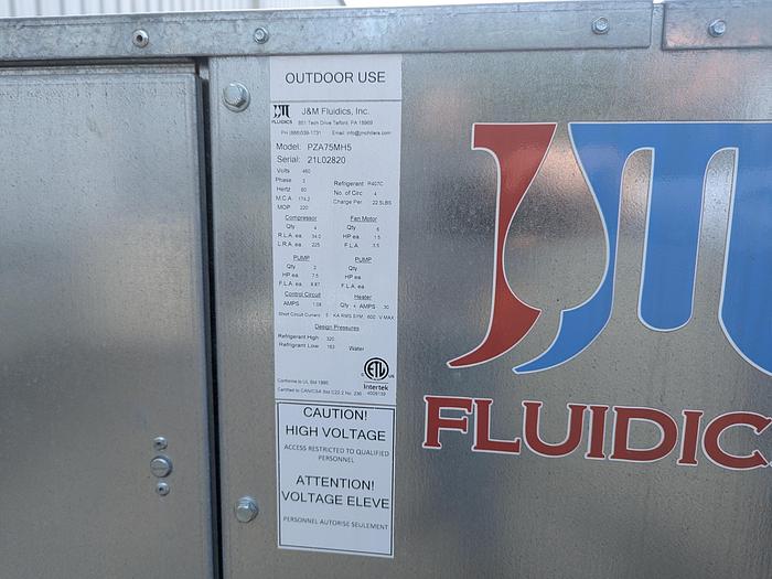 Used Bohn Air-Condensed Cooler w/ Industrial Chiller