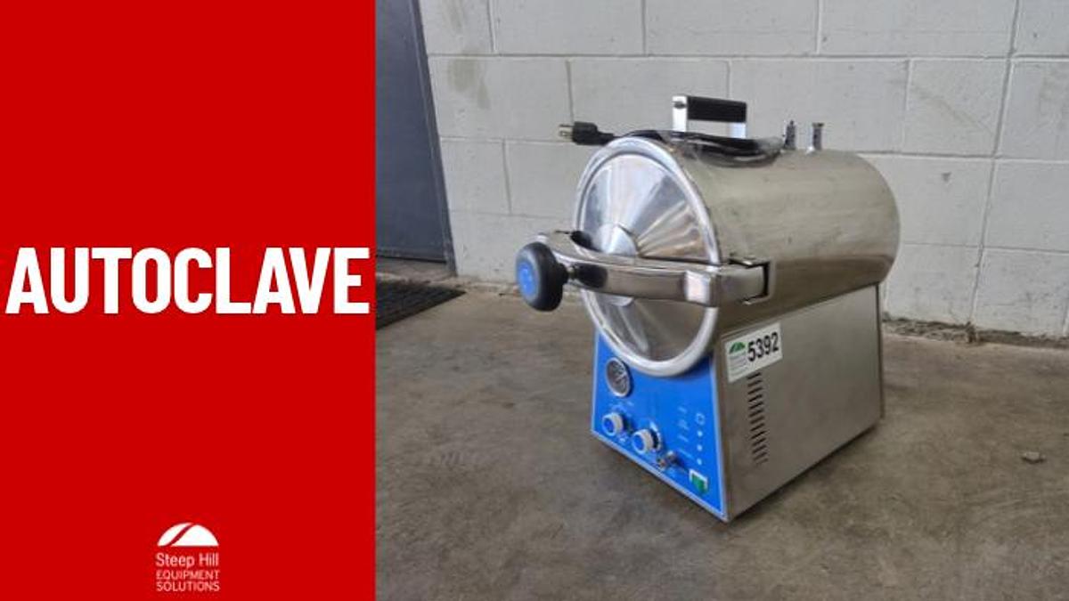 Used TM-T24J 24L Tabletop Steam Sterilizer Autoclave