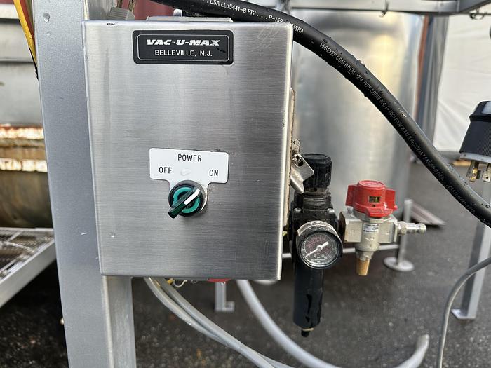 Used Vac-U-Max Dust Collector with SS Stand