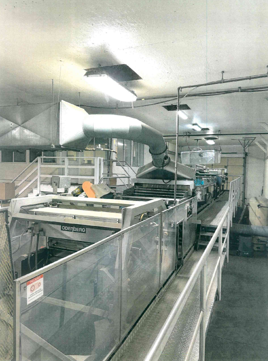 Used Wyma Potato Wash Line