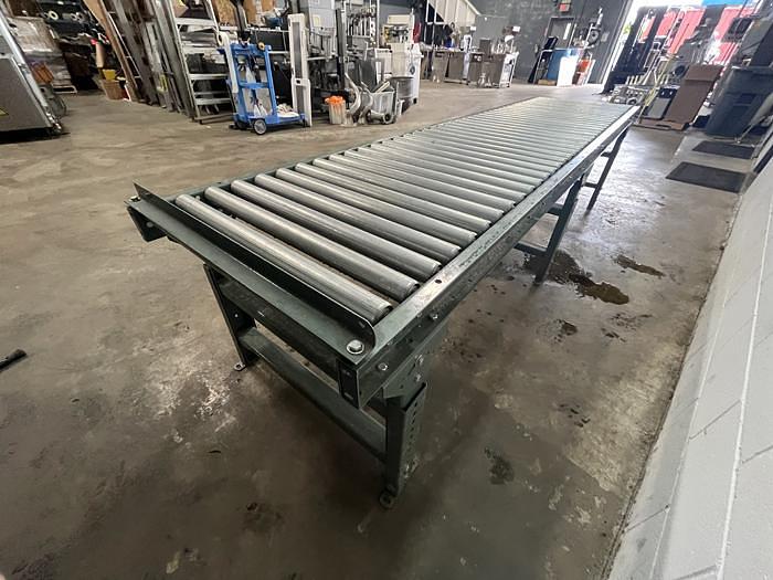 Used 10' Gravity Roller Conveyor