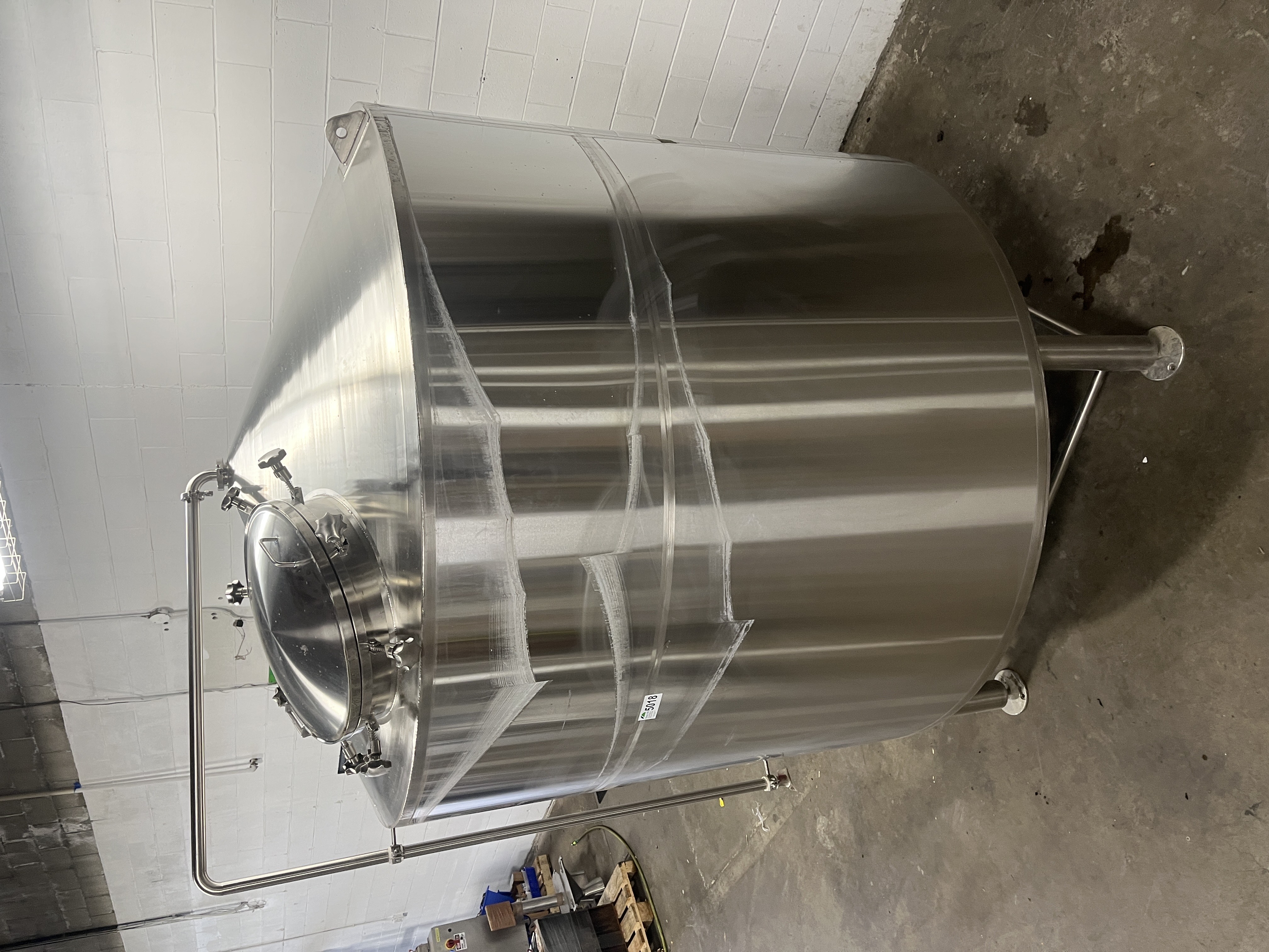 Used Sidmac 7000 Liter Jacketed Tank 