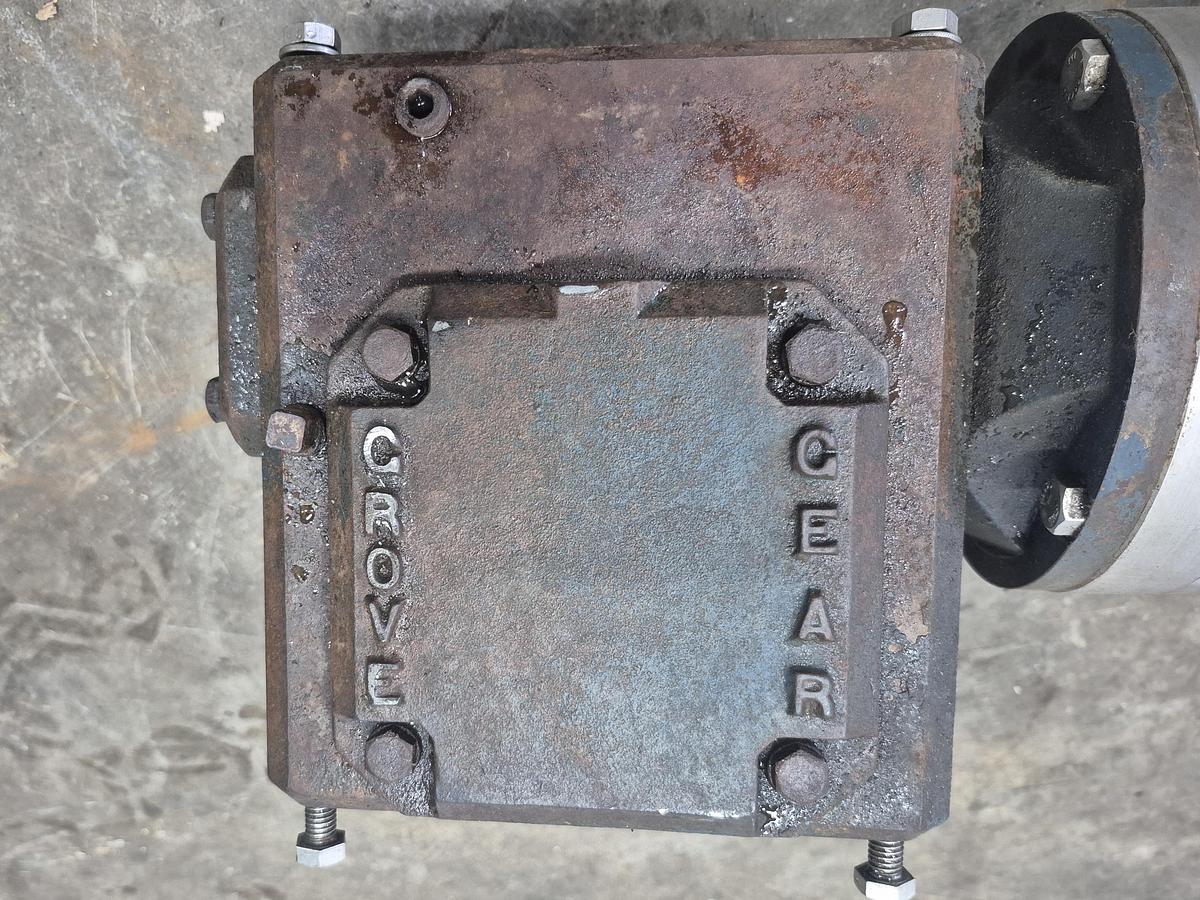 Used Washguard SST 2/1.5 HP Electric Motor with Grove Gear Reducer