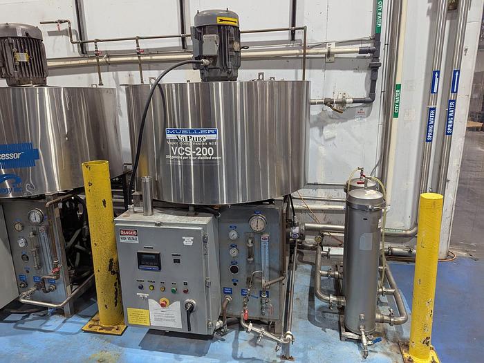 Used Mueller VCS-200 VaPure Water Still