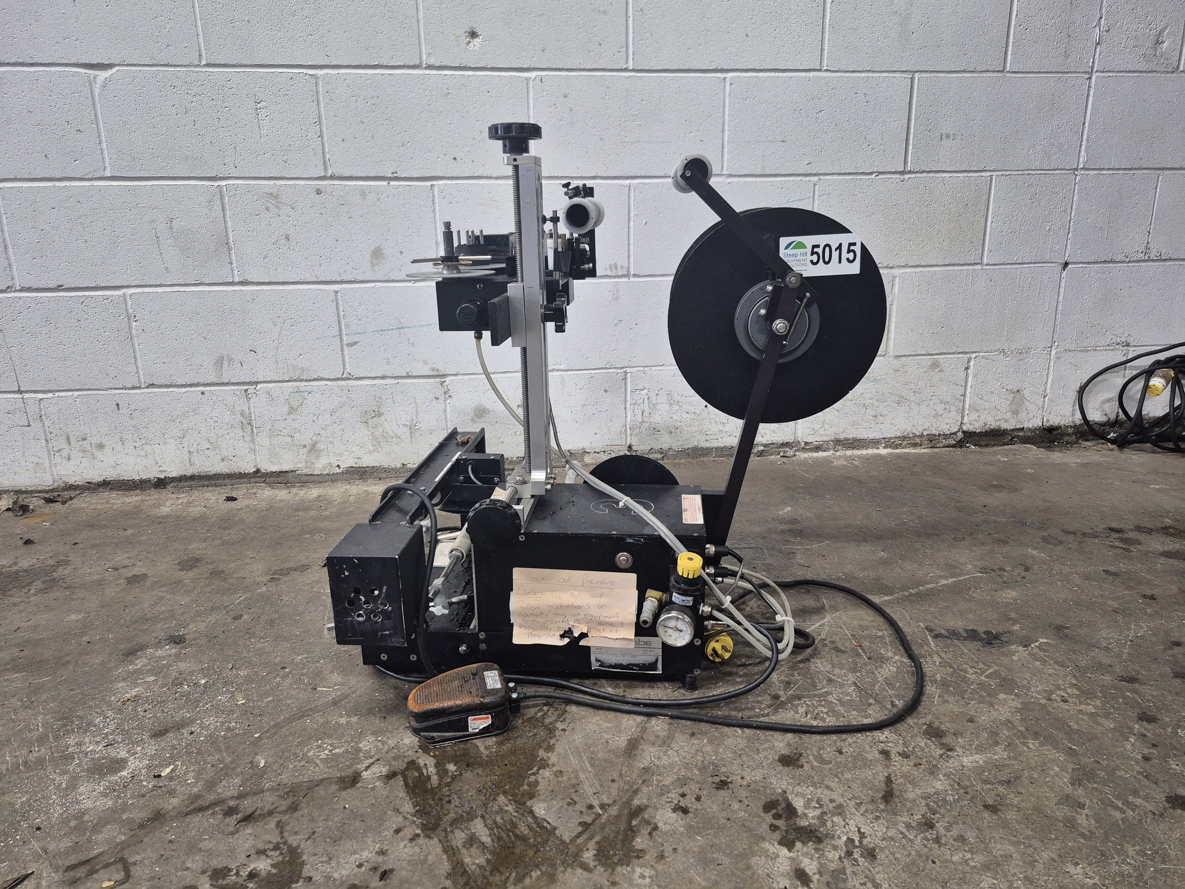 Used Auto-Labe Model 310 Hot Stamp Imprinter. 