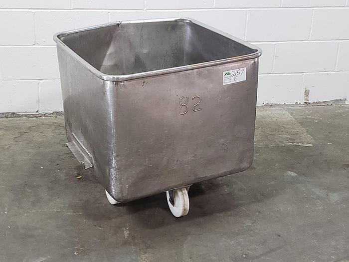 Used Stainless Steel 200L Meat Buggy