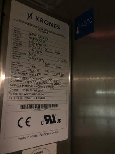 Used Krones Bottle Washer