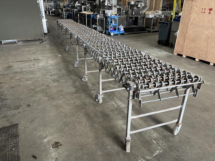 Used NestaFlex 376 Flexible Roller Conveyor