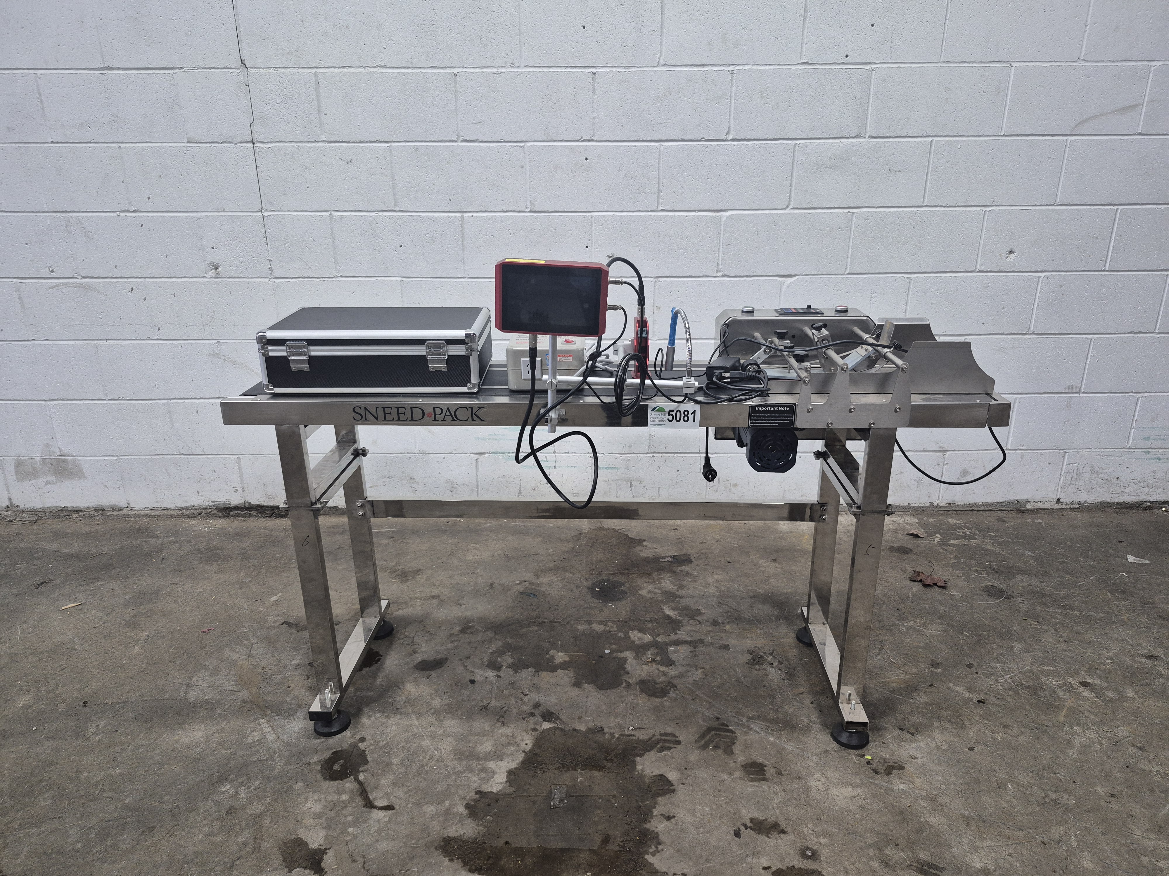 Used Sneed-Pack 5ft Conveyor