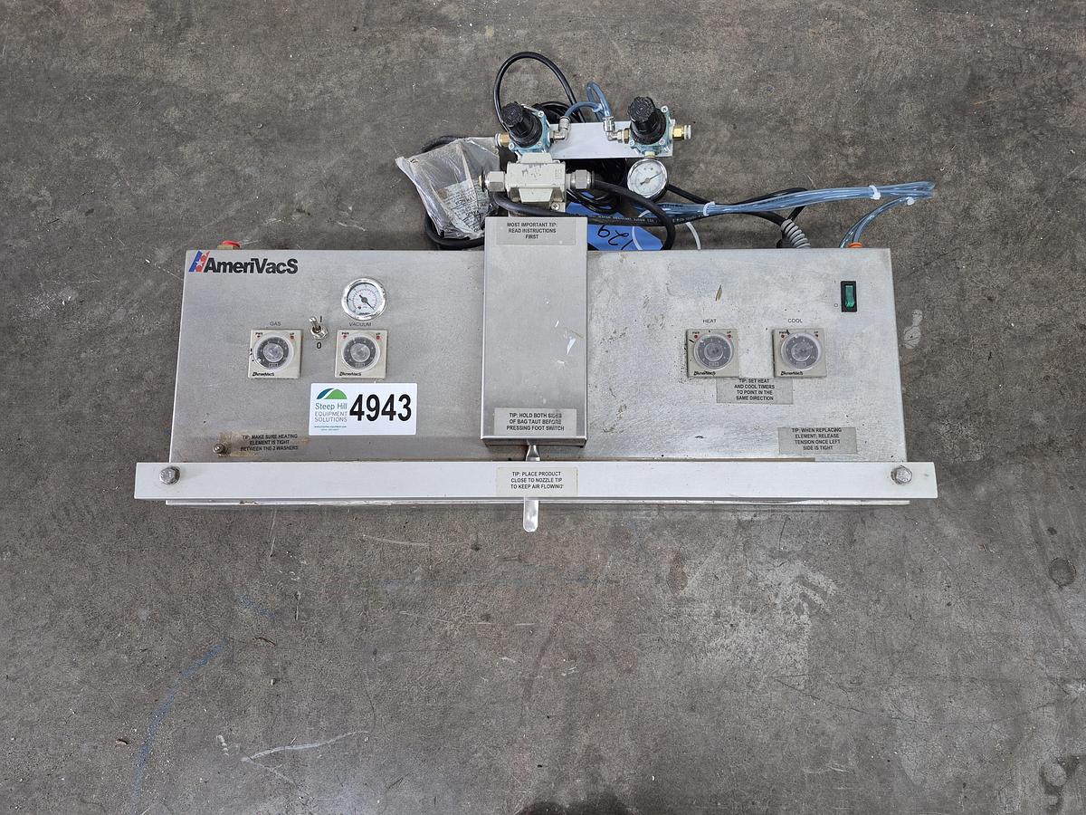 Used AmeriVacS AVS-20 Vacuum Impulse Heat Sealer