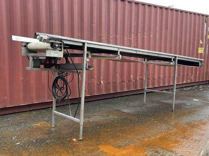 Used 15.5'L Incline Conveyor