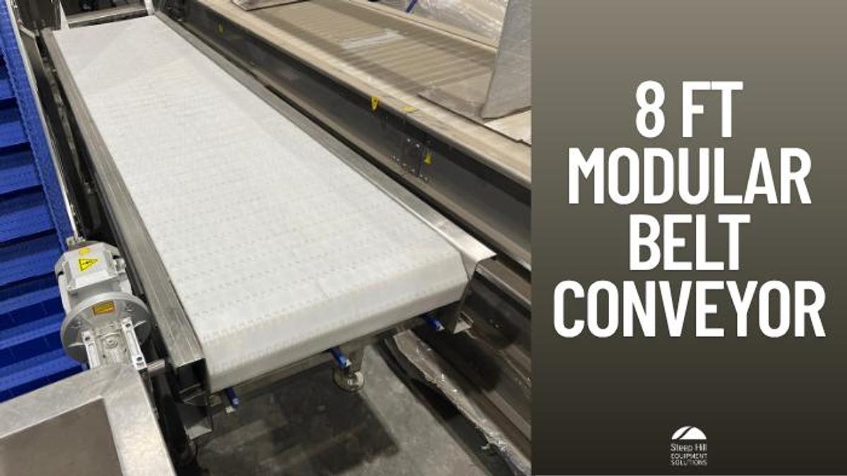 Used 8ft Modular Belt Conveyor