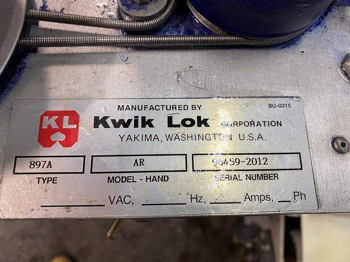 Used Kwik Lok VAR 1083FB Bread Bag Tagger