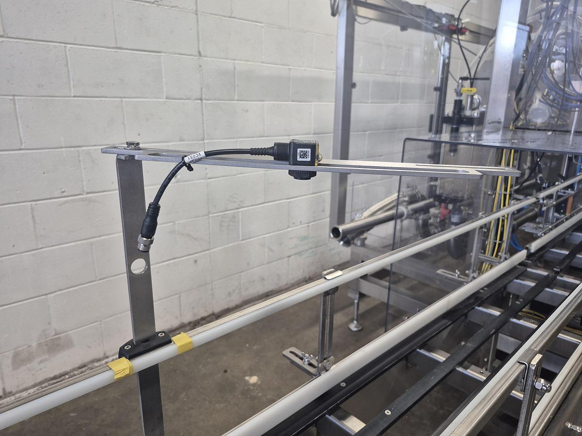 Used Pacific Inline Flow Meter Liquid Filling Machine