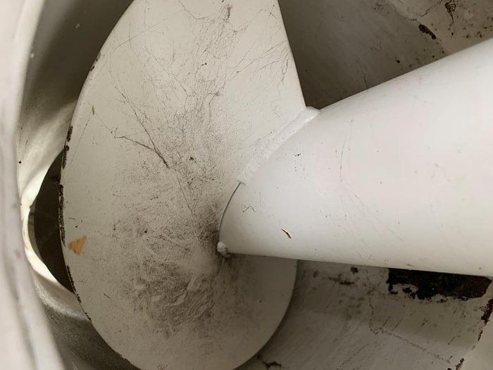 Used Powscrew 10' Auger with Infeed Hopper