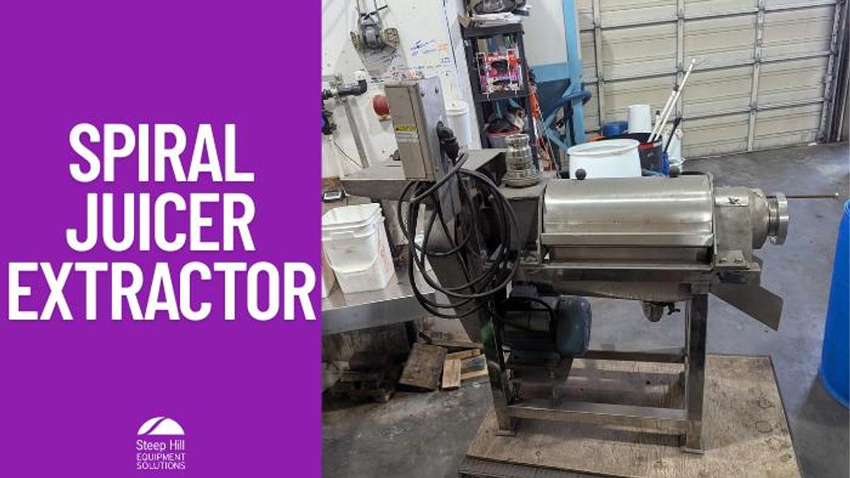 Used Industrial Spiral Juicer Extractor