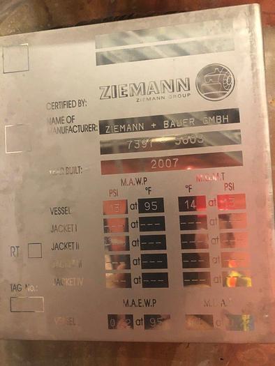Used Ziemann 3300 Hectolitre Brew Tanks