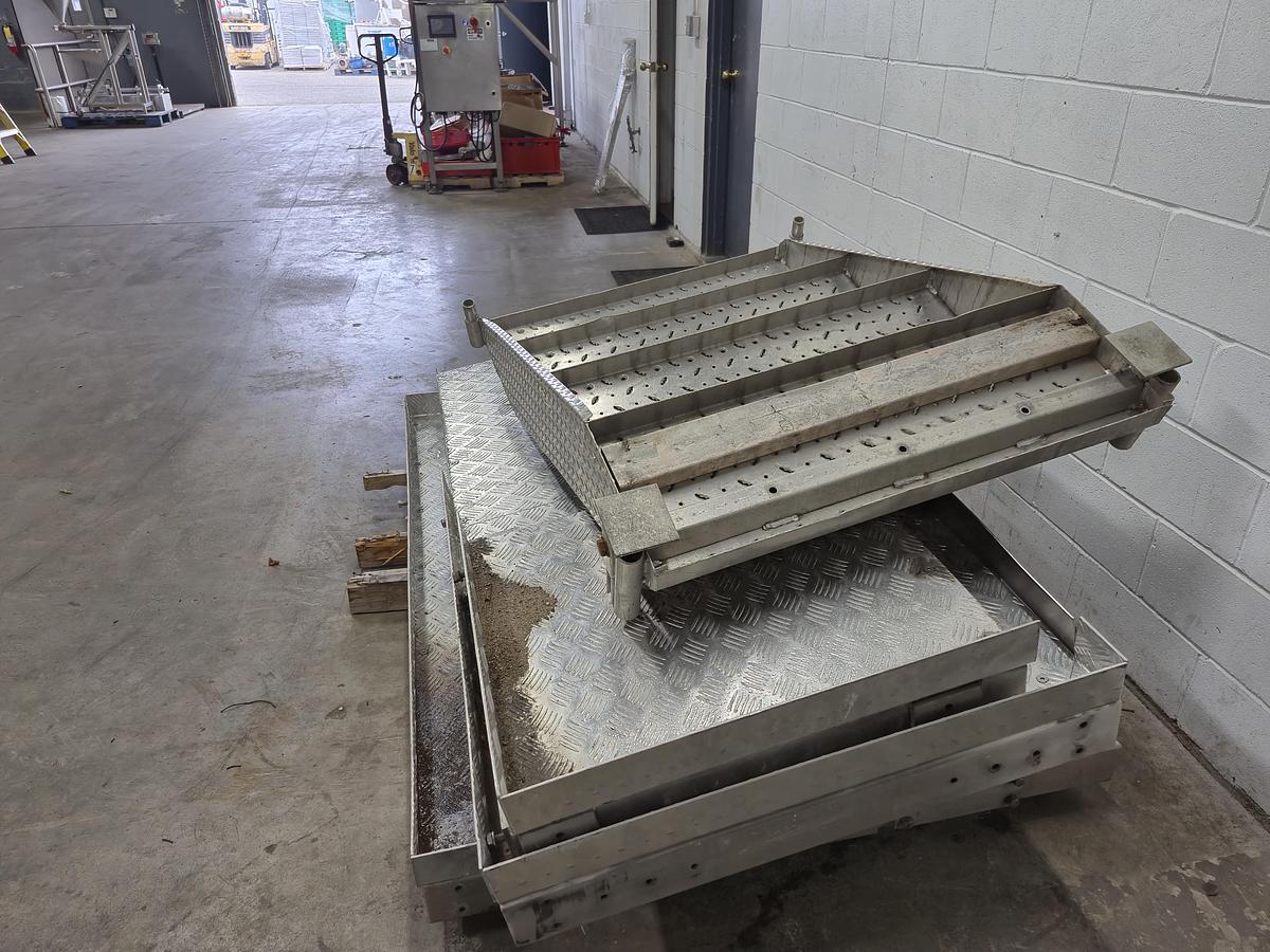 Used Stainless Steel Platform & Stairs