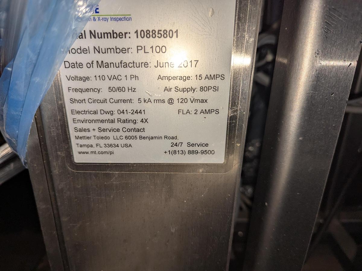 Used Safeline Flow Through Metal Detector