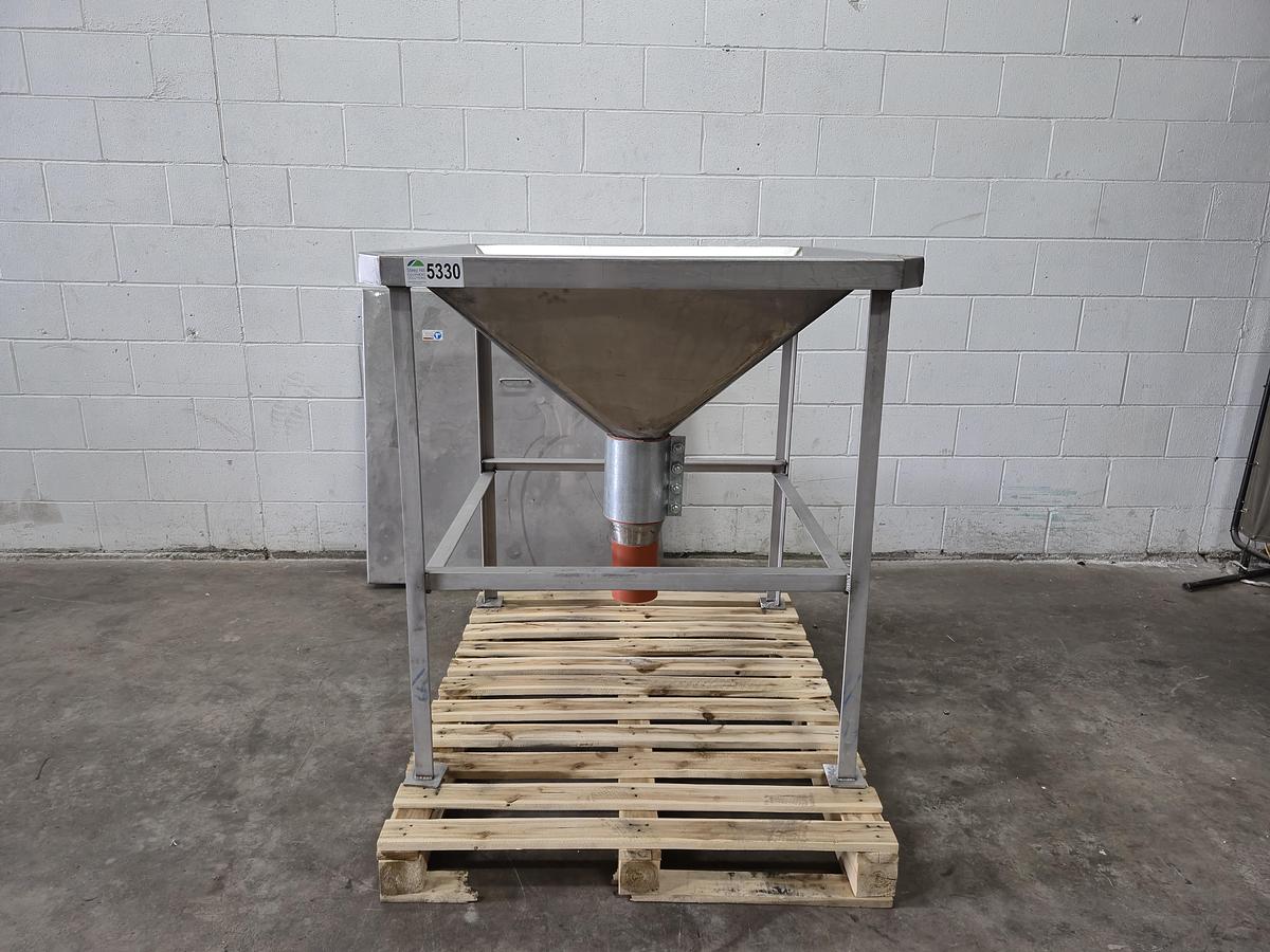 Used Flexicon Hopper with Grate Magnet