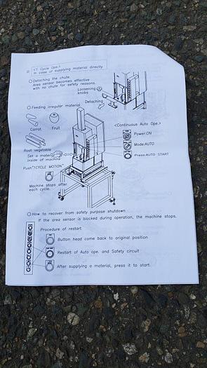 Used Namoku Tsuma-Taro Vegetable Spiral Cutter