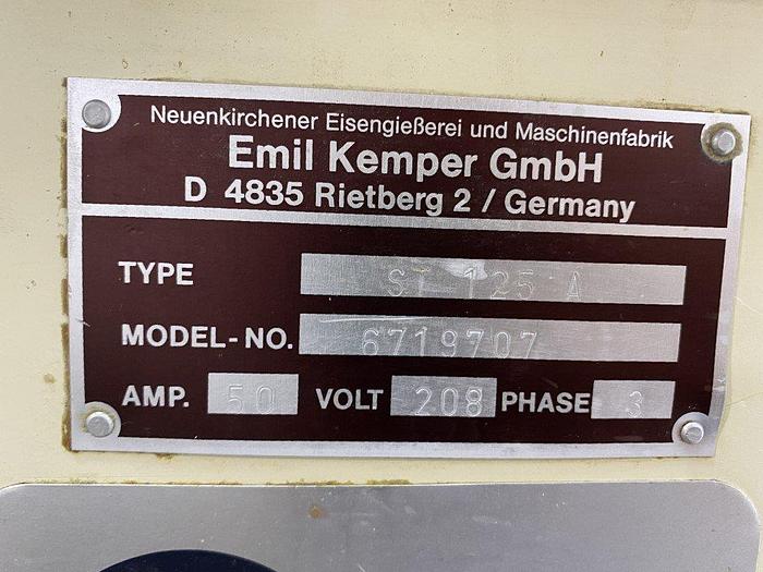 Used Kemper ST 125 A Spiral Mixer