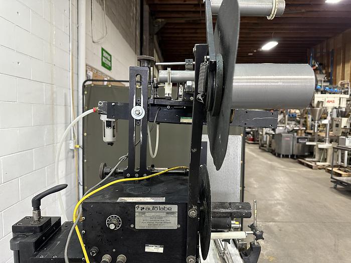 Used Auto Labe 110RH Single-Head Labeller with 310 Imprinter