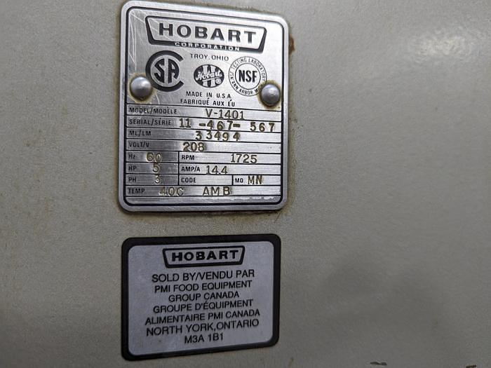 Used Hobart 140qt Mixer