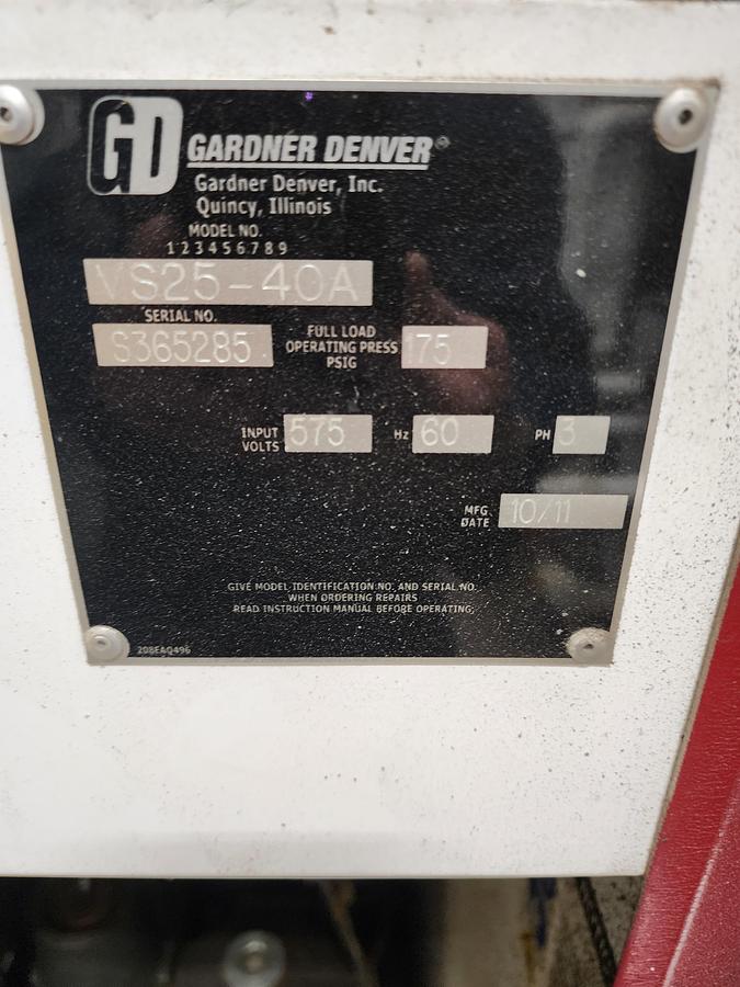 Used Gardner Denver Rotary Screw Air Compressors