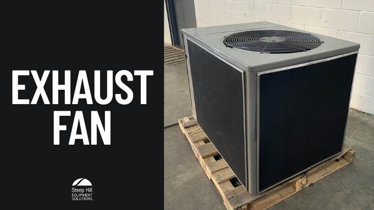 Used Cold Shot Chillers Exhaust Fan