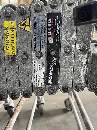 Used NestaFlex 376 Flexible Roller Conveyor