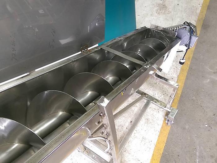 Used Adjustable Incline Auger Conveyor