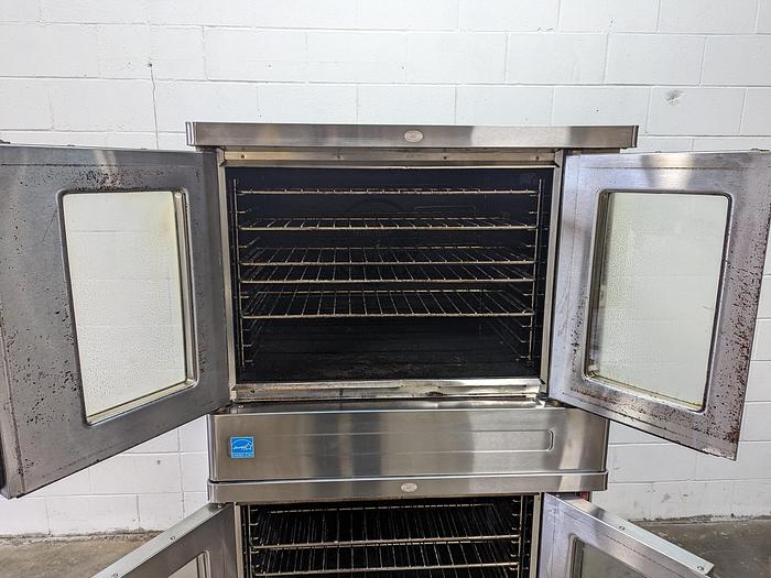 Used Blodgett Double-Stack NG Convection Ovens