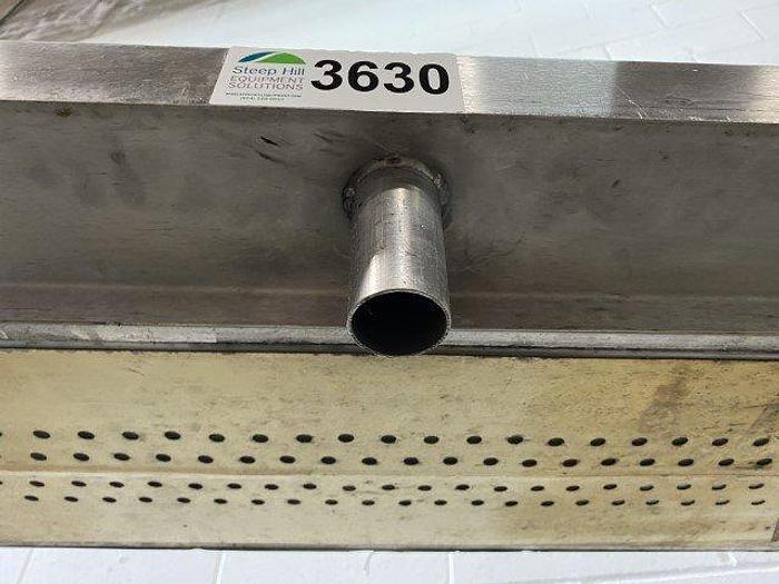 Used Perforated Flat Belt Conveyor